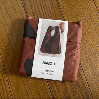 BAGGU STANDARD エコバック　ブラウン　カウ　ブラック　牛　黒　茶(エコバッグ)