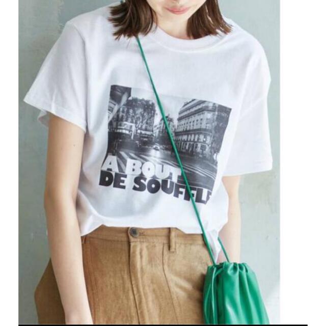 SLOBE IENA(スローブイエナ)のA BOUT DE SOUFFLE SLOBE別注 フォトTシャツ レディースのトップス(Tシャツ(半袖/袖なし))の商品写真