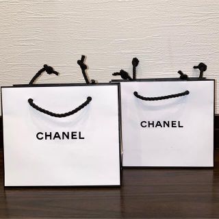 シャネル(CHANEL)のCHANEL シャネル ショップ袋 紙袋 2枚セット(ショップ袋)