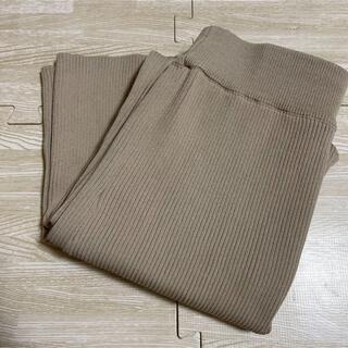 シールームリン(SeaRoomlynn)のyuko様専用　シールームリン リブニットベーシックスカート ベージュ(ロングスカート)