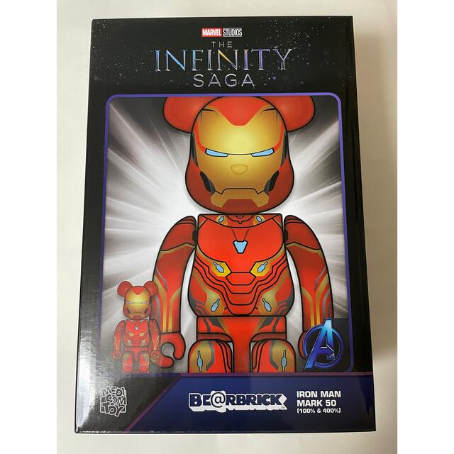 BE@RBRICK IRON MAN MARK 50 100％ & 400％ ②フィギュア