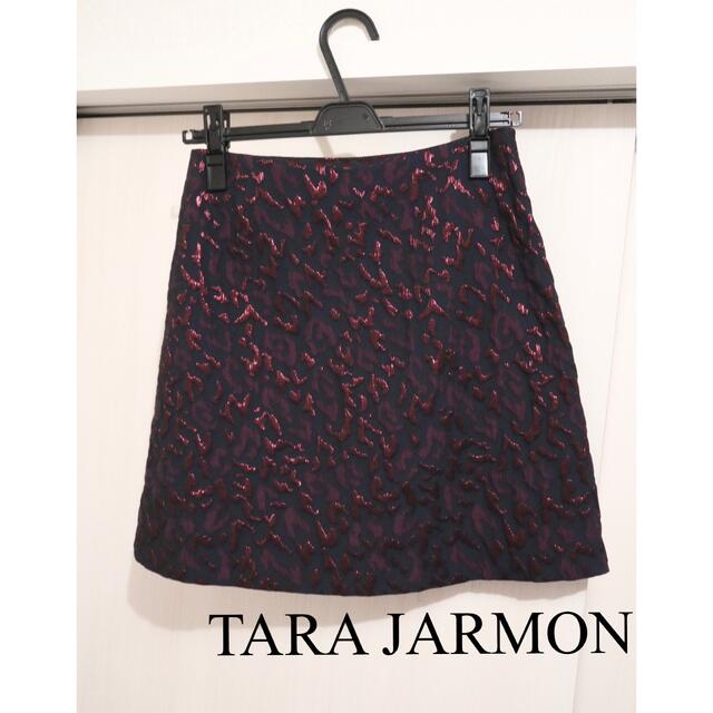 【TARA JARMON】タラジャーモン　台形ミニスカート レディースのスカート(ミニスカート)の商品写真