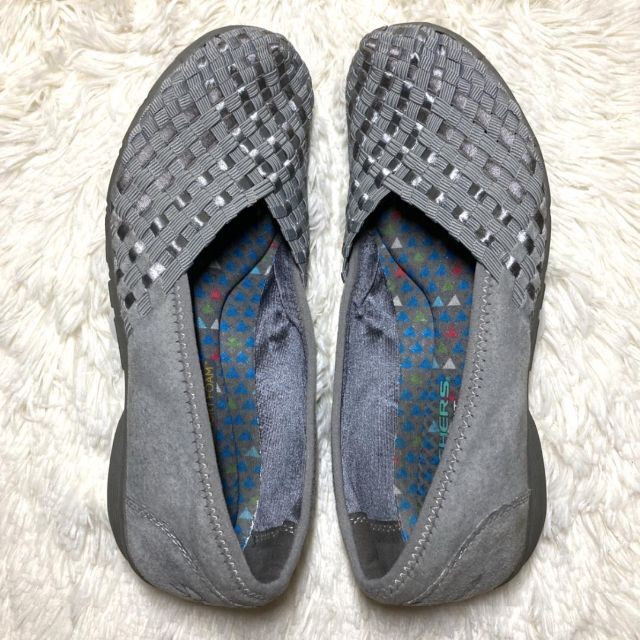 SKECHERS(スケッチャーズ)のSKECHERS スケッチャーズ Relaxed FIT グレー 23cm レディースの靴/シューズ(スリッポン/モカシン)の商品写真