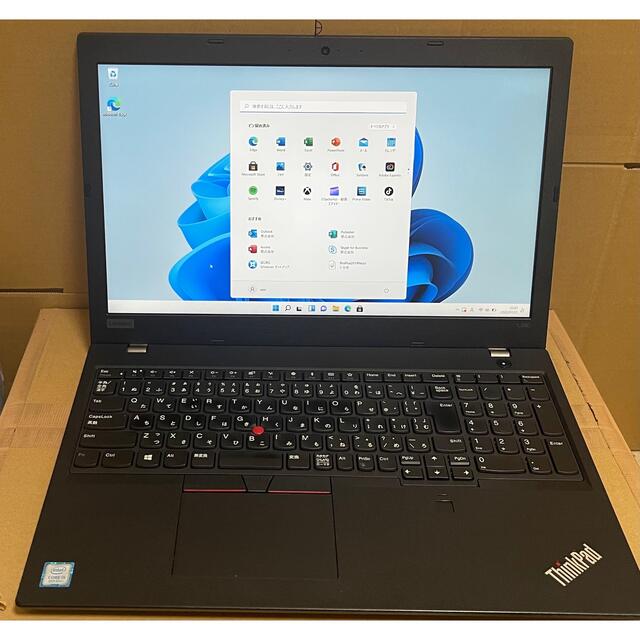 Lenovo(レノボ)のLenovo L580 8世代 i5 1920x1080  256GB/SSD スマホ/家電/カメラのPC/タブレット(ノートPC)の商品写真