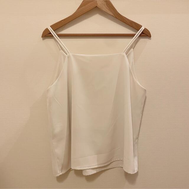 double cord 2way familiar camisole レディースのトップス(キャミソール)の商品写真