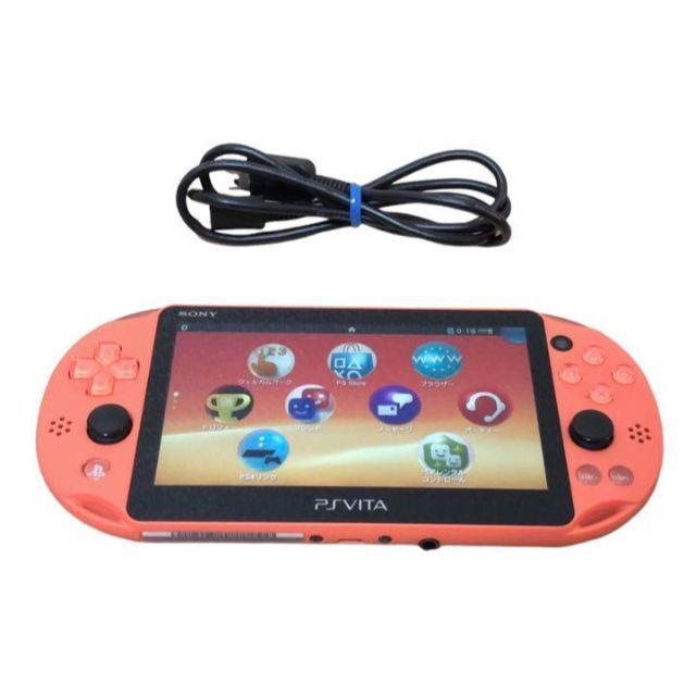 公式サイト無料 美品 PSVita PCH-2000シリーズ Wi-Fiモデル ネオン