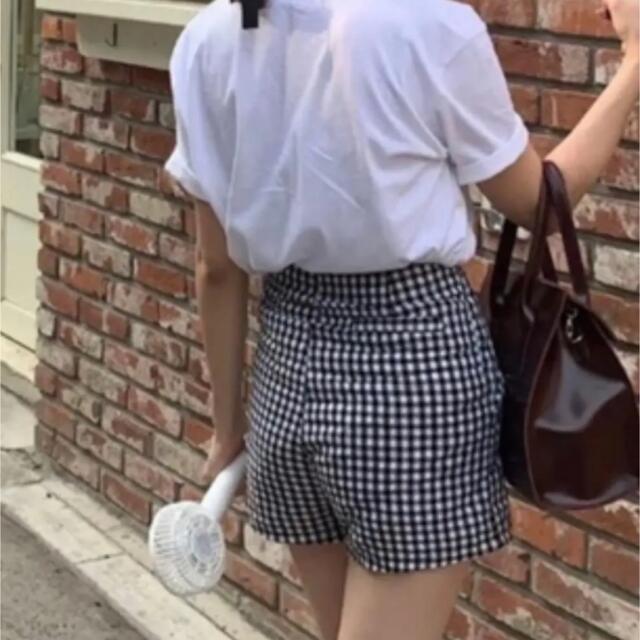 GU(ジーユー)のチェックスカート風ショートパンツ レディースのスカート(ミニスカート)の商品写真