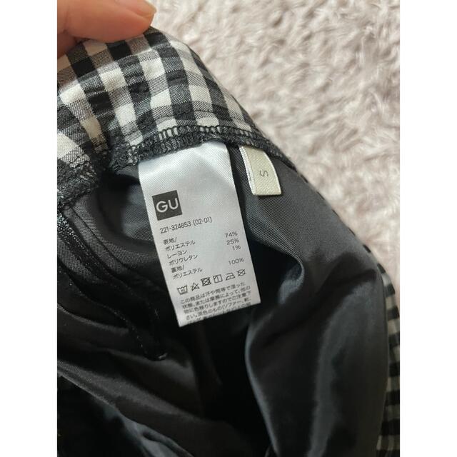 GU(ジーユー)のチェックスカート風ショートパンツ レディースのスカート(ミニスカート)の商品写真