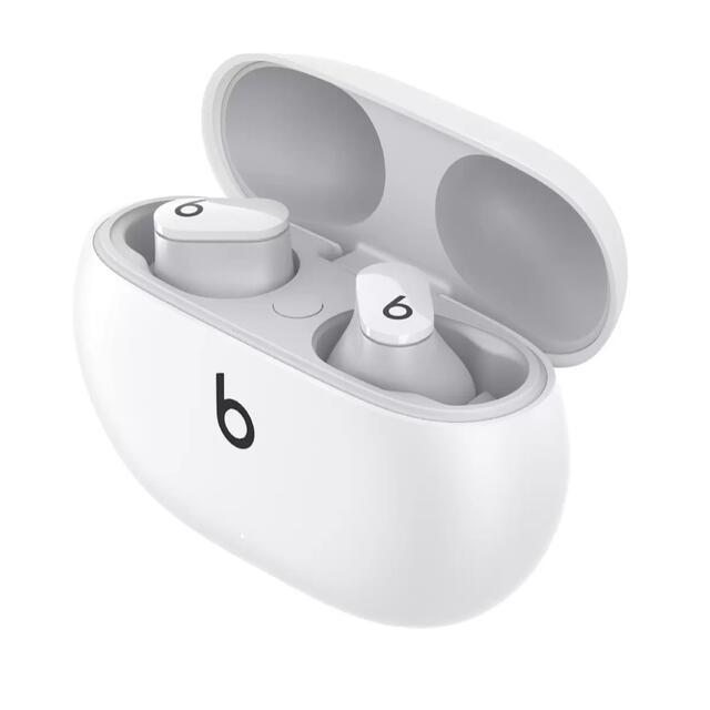 Beats Studio Buds 完全ワイヤレスイヤホン ホワイト スマホ/家電/カメラのオーディオ機器(ヘッドフォン/イヤフォン)の商品写真