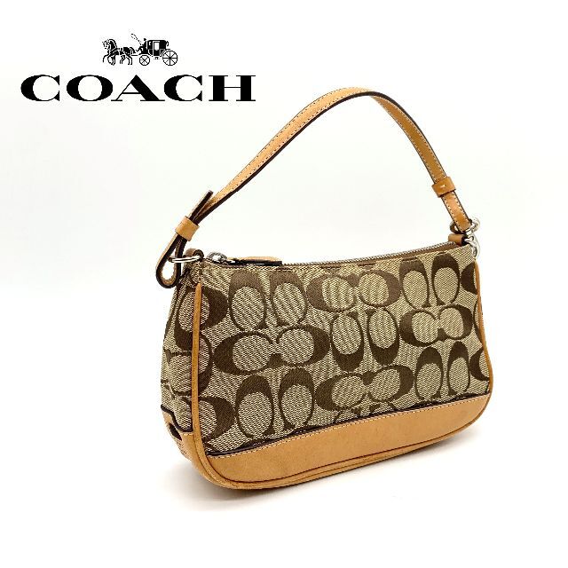 COACH ハンドバッグ シグネチャー キャンバス レザー 6094