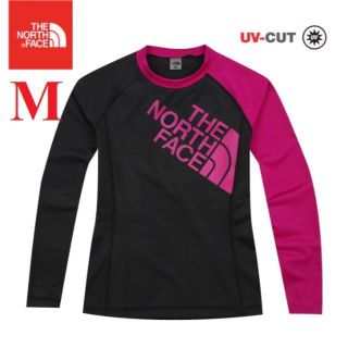 ザノースフェイス(THE NORTH FACE)の海外❗ノースフェイス ラッシュガード 女性 UVカット ビックロゴ K366A(Tシャツ(長袖/七分))