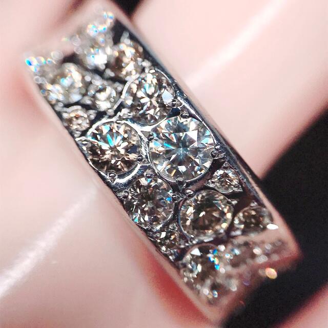 1.00ct カシケイ メランジェ ダイヤモンドリング K18 ダイヤ 1ctの通販