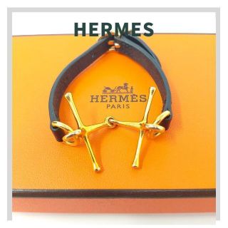 Hermes - HERMES エルメス モール ブレスレット ゴールド H072942CCの