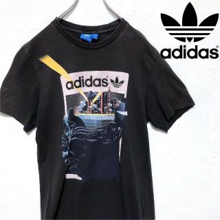 アディダス(adidas)のadidas（アディダス） チャコールグレー 近未来 トレフォイル 半袖Tシャツ(Tシャツ/カットソー(半袖/袖なし))