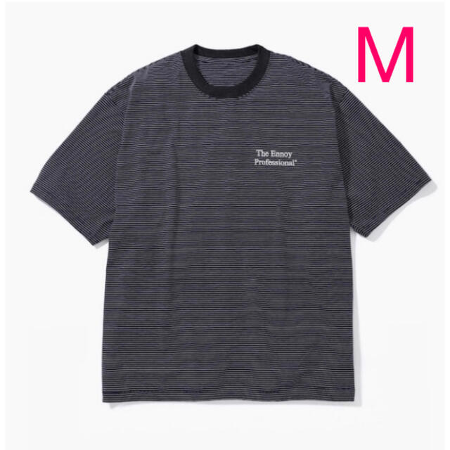 Ennoy Border T-Shirt (BLACK × WHITE) M