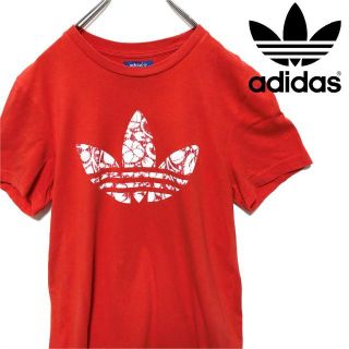 アディダス(adidas)のadidas（アディダス） 朱色　トレフォイルロゴ　半袖Tシャツ(Tシャツ/カットソー(半袖/袖なし))