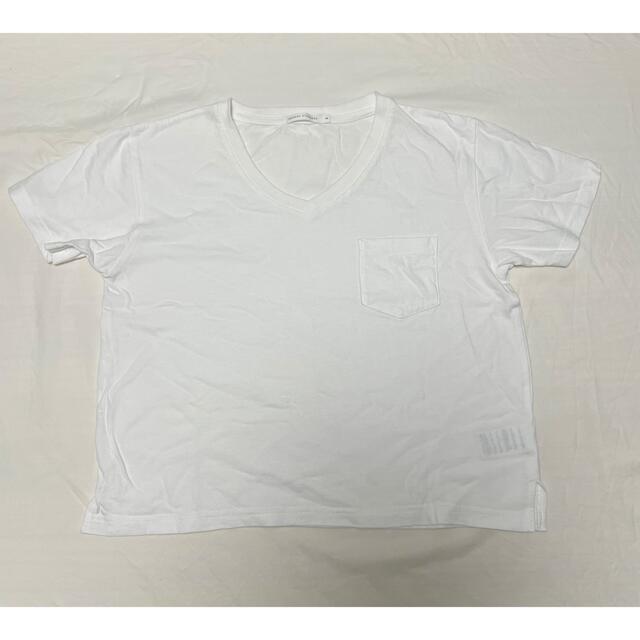 BROWNY STANDARD  Vネック Tシャツ ホワイト M メンズのトップス(Tシャツ/カットソー(半袖/袖なし))の商品写真