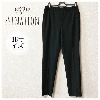 エストネーション(ESTNATION)のエストネーション　ボトムスパンツ　ブラック　レディース　ESTNATION(カジュアルパンツ)