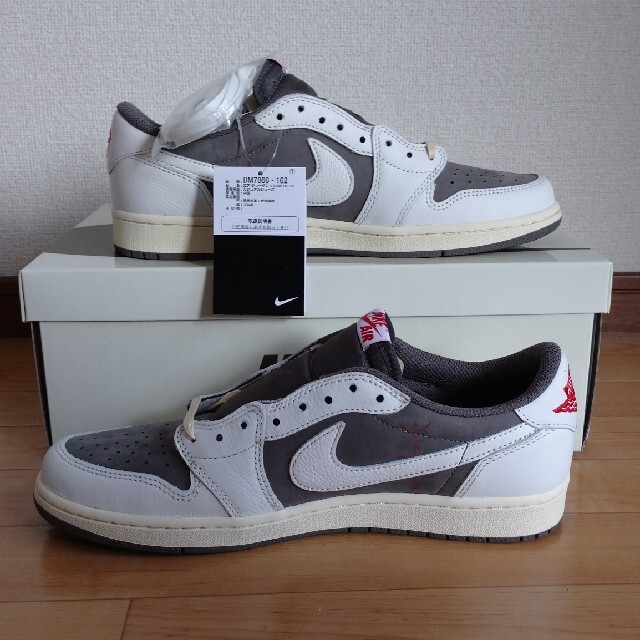 公式・特典付 Travis Scott x Nike Air Jordan 1 Low 78750円 靴
