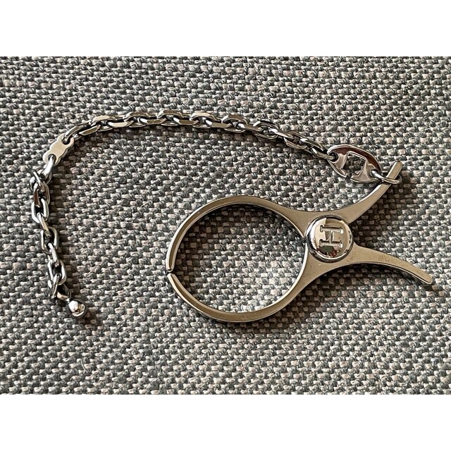 エルメス クリップ HERMES フィルー グローブホルダー チャーム シルバー