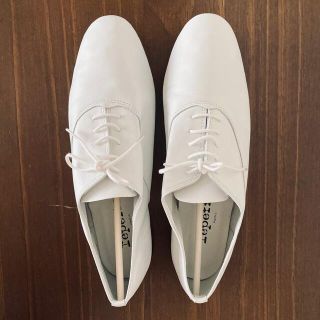 レペット(repetto)の新品未使用 repetto/レペット レースアップシューズ・ホワイト(ローファー/革靴)