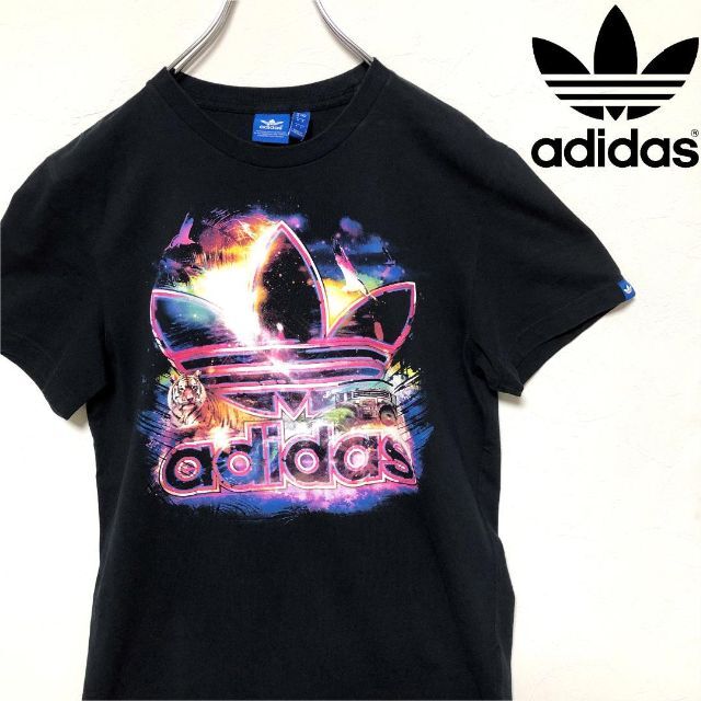 adidas(アディダス)のadidas（アディダス） サファリ スペース トレフォイルロゴ　半袖Tシャツ メンズのトップス(Tシャツ/カットソー(半袖/袖なし))の商品写真