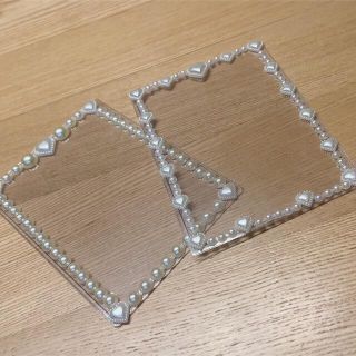 ❤︎硬質ケース デコB7サイズ❤︎（L判サイズ)2点セット即購入可能！ 現品限り(アイドルグッズ)