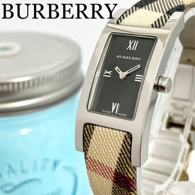 訳あり】 BURBERRY 237 BURBERRY バーバリー時計 レディース腕時計 チェック 長方形の通販 by Haru# バーバリーならラクマ 