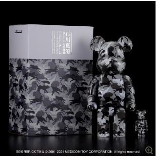 メディコムトイ(MEDICOM TOY)のBE@RBRICK 石川真澄「猫しぐさ 名採模様」 100% ＆ 400%(フィギュア)