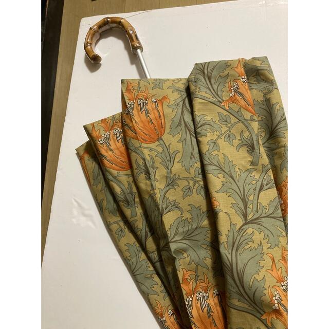 日傘 ウィリアムモリス アネモネ柄(ベージュ) 作成店(布別で2万円程