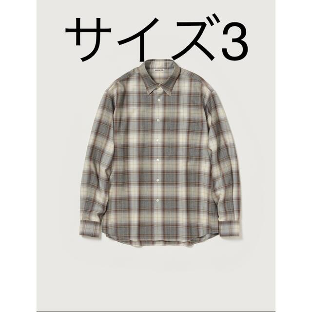 AURALEE SUPER LIGHT WOOL CHECK SHIRTS 3 lovedog.tw