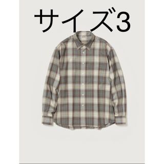 オーラリー(AURALEE)のAURALEE SUPER LIGHT WOOL CHECK SHIRTS 3(シャツ)