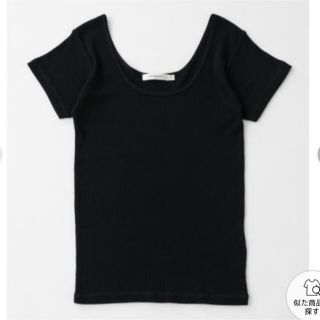 マウジー(moussy)の【美品】MOUSSY SCOOP NECK Tシャツ(Tシャツ(半袖/袖なし))