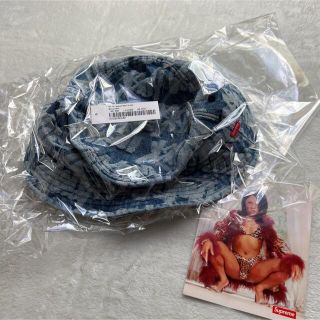 シュプリーム(Supreme)のSupreme Fat Tip Jacquard Denim Crusher(ハット)