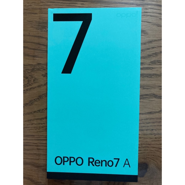 OPPO Reno7 A OPG04 ドリームブルー　新品未使用無カラー