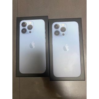 2台セットiPhone13 pro 128GBシエラブルーsimフリー新品未開封(スマートフォン本体)