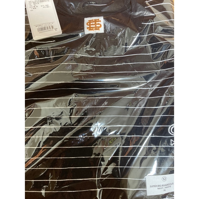XL SEESEE SUPERBIG ボーダー tシャツ ネイビーの通販 by s's shop|ラクマ