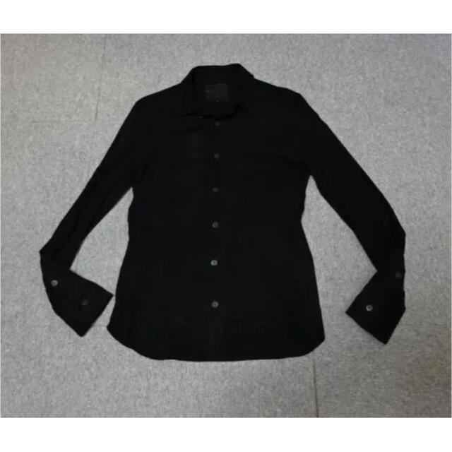 ISAMUKATAYAMA BACKLASH(イサムカタヤマバックラッシュ)の(定価121000)バックラッシュBACKLASH・カンガルースウェードシャツ メンズのトップス(シャツ)の商品写真