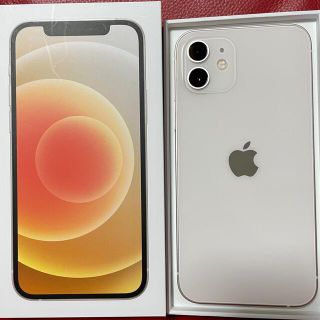 アイフォーン(iPhone)の【マロ様専用】iPhone12 64GB ホワイト SIMフリー(スマートフォン本体)