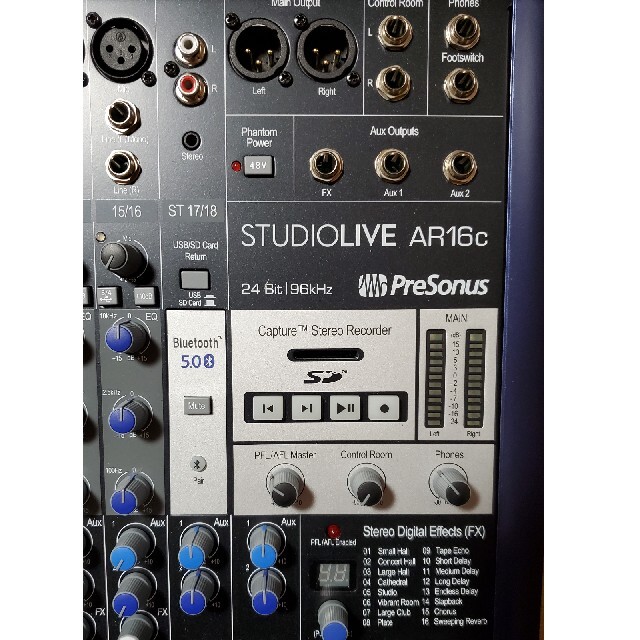 16chミキサー&オーディオインターフェイス studiolive AR16c