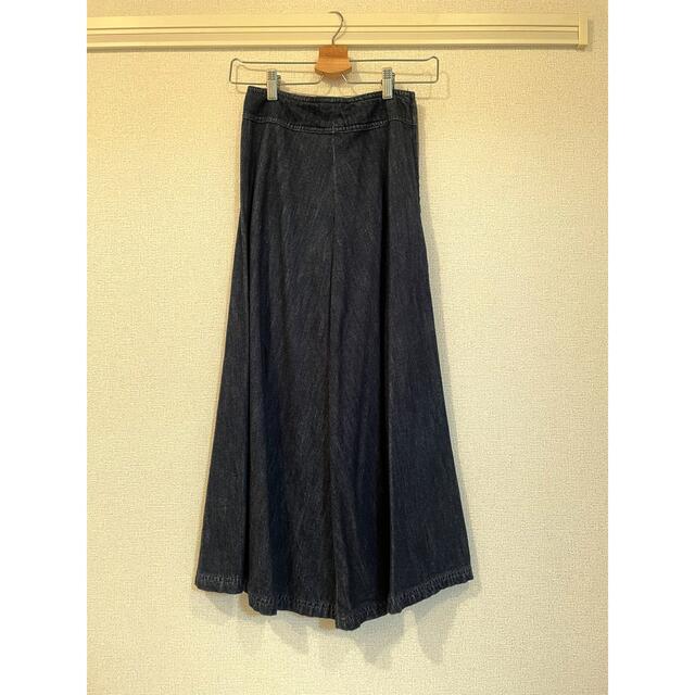 LagunaMoon(ラグナムーン)のラグナムーン　デニムロングスカート　綿100% 古着　レディース レディースのスカート(ロングスカート)の商品写真