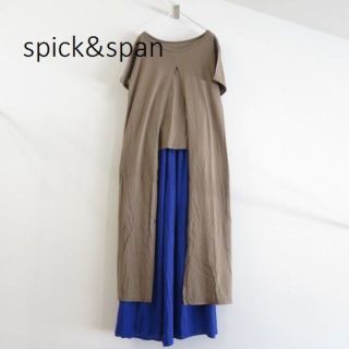 スピックアンドスパン(Spick & Span)のspick&span スピックアンドスパン マキシ丈Tシャツ(Tシャツ(半袖/袖なし))