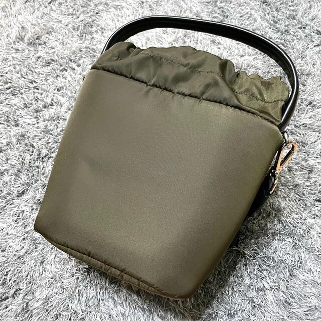 美品 プラダ バケット 2way ショルダーバッグ ナイロン PRADA 1