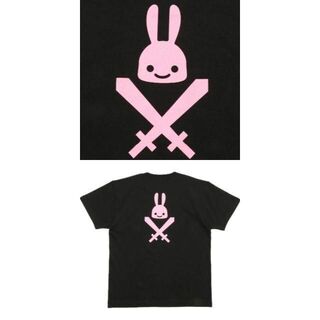 CUNE 武器シリーズ　棒「ぼうをもったウサギ」Tシャツ　Lサイズ新品