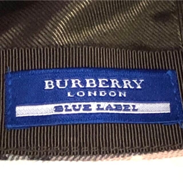 BURBERRY BLUE LABEL(バーバリーブルーレーベル)のバーバリー ハンチング レディースキャップ レディースの帽子(ハンチング/ベレー帽)の商品写真