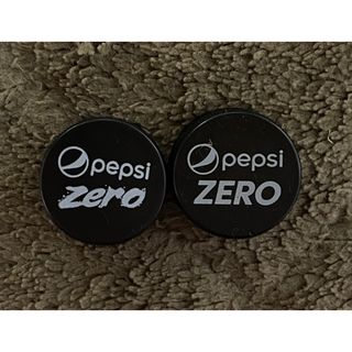 サントリー(サントリー)のペプシコーラ　pepsi ZERO 黒　ペットボトル　キャップ　２個(各種パーツ)
