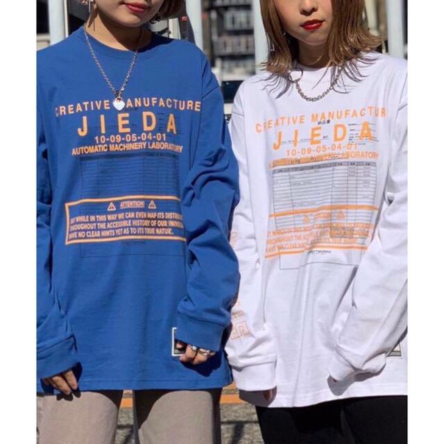 Jieda(ジエダ)の週末SALE！ジエダ×スターター コラボロングTシャツ メンズのトップス(Tシャツ/カットソー(七分/長袖))の商品写真