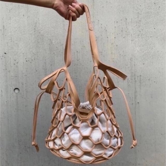 DEUXIEME CLASSE(ドゥーズィエムクラス)のedit & co. 2way Mesh Bag  キャラメル レディースのバッグ(ショルダーバッグ)の商品写真