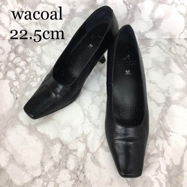 WACOAL ワコール パンプス フォーマル ブラック 22.5