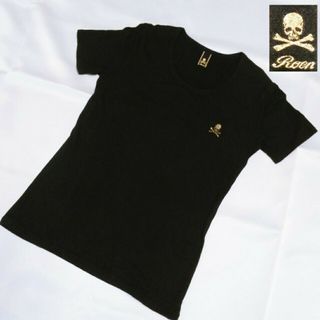 ロエン(Roen)の【 Roen 】ロエン スカル刺繍 ロゴプリント 半袖Tシャツ(Tシャツ/カットソー(半袖/袖なし))